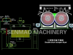 Rotary Drum Scraper Dryer