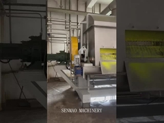 ड्रम स्क्रैपर ड्रायर काम कर रहा है. सामान्य रूप से काम कर रहा है